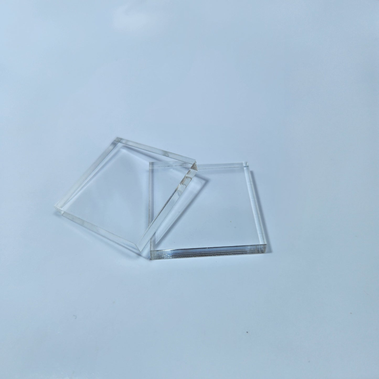 Square Acrylic Stands 1.2" 1/4" thick (Perky Box Size) FROSTED