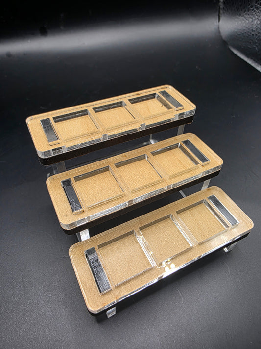 Maple Wood Bleacher w/ dividers Large 2.6"