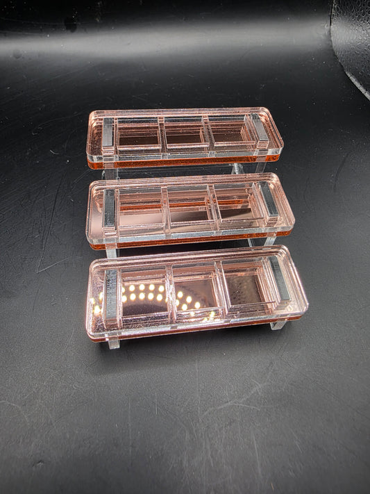 Rose Gold Bleacher w/ dividers Large 2.6"
