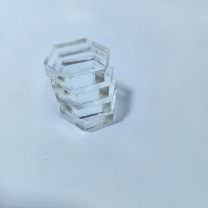 Hexagon Acrylic Stands 2"