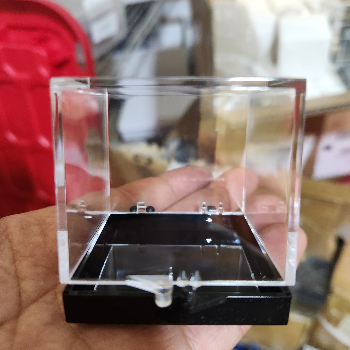 MINERAL DISPLAY BOX (MEDIUM) 2X2 With Inserts 10 pack